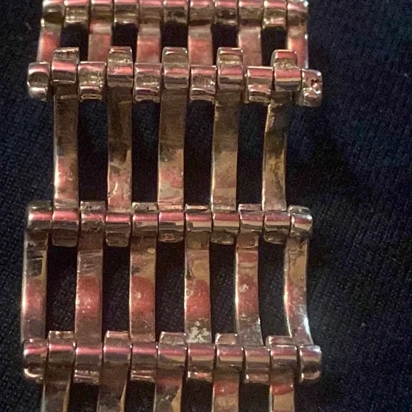 925 NF HEAVY Panther Link Bracelet 8”LX1”W